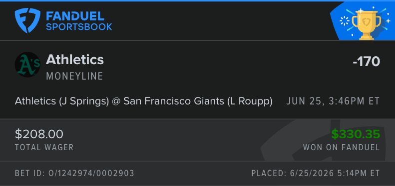 Free pick result